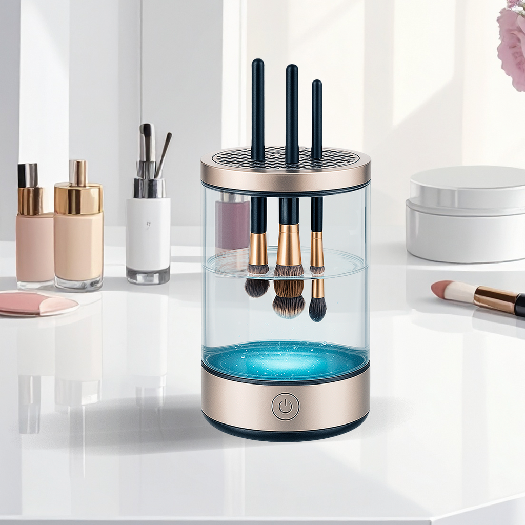 LIMPIADORA Y SECADORA DE BROCHAS DE MAQUILLAJE