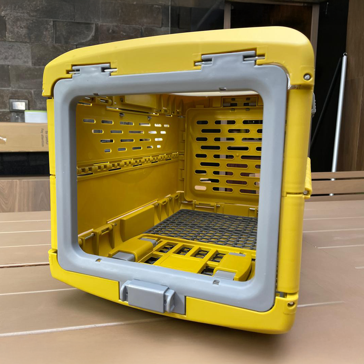 CAJA TRANSPORTADORA PLEGABLE