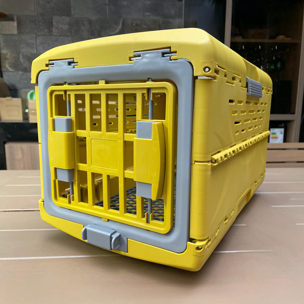 CAJA TRANSPORTADORA PLEGABLE