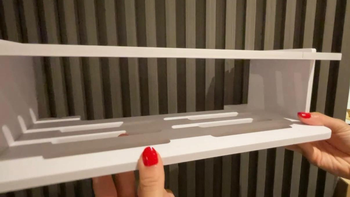 ORGANIZADOR DE PARED DE 02 NIVELES